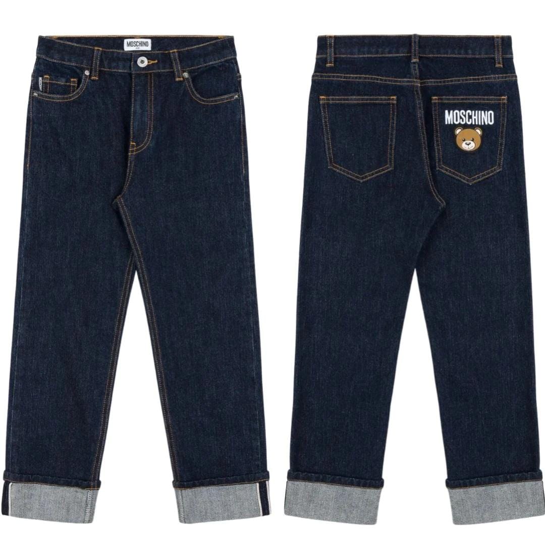 Moschino Jeans Pocket Logo Denim