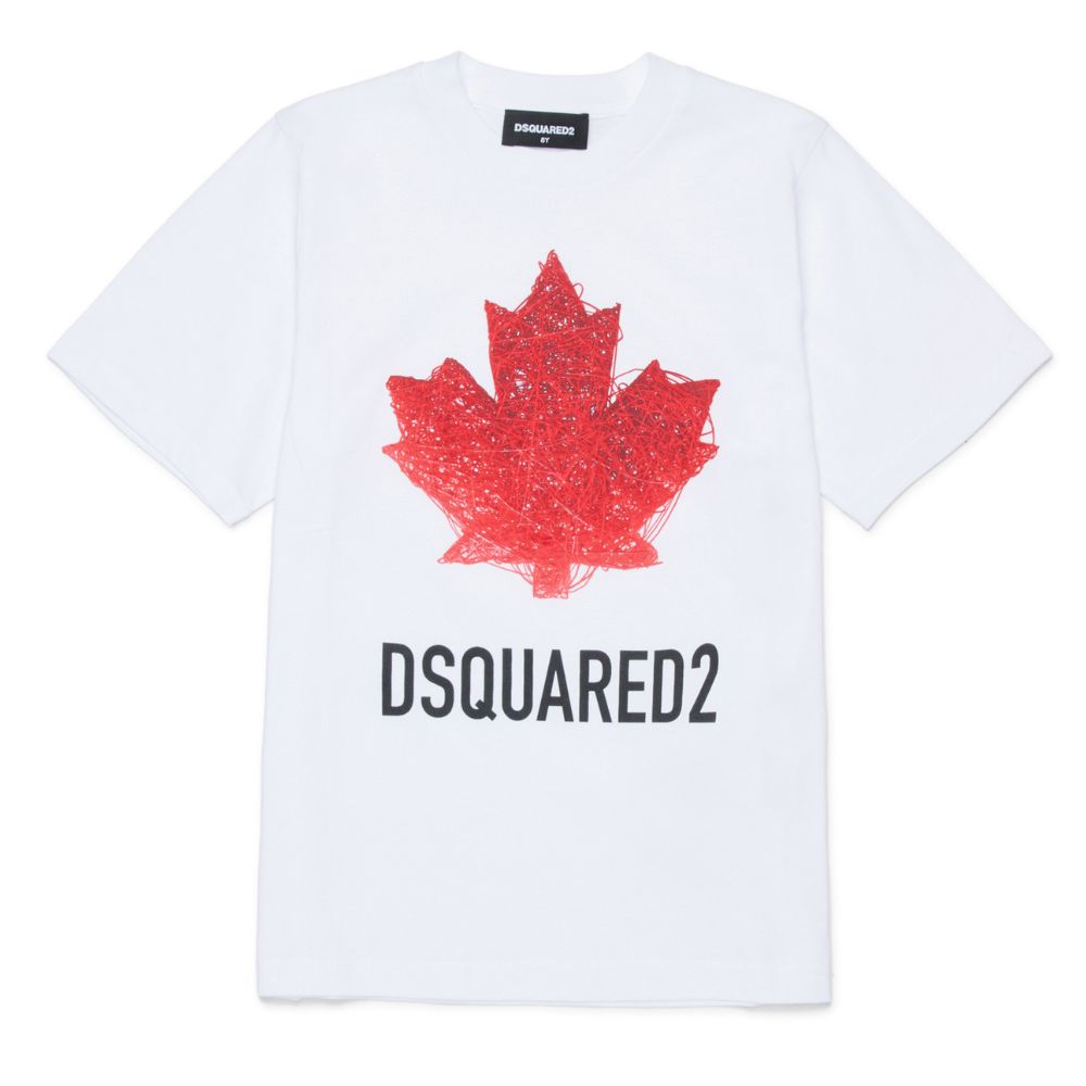 Dsquared Tshirt Slouch Fit White