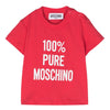 Moschino T-Shirt Teddy Pink