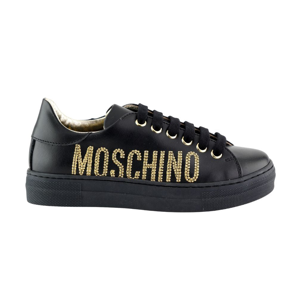 Moschino Sneaker Logo Black-Gold