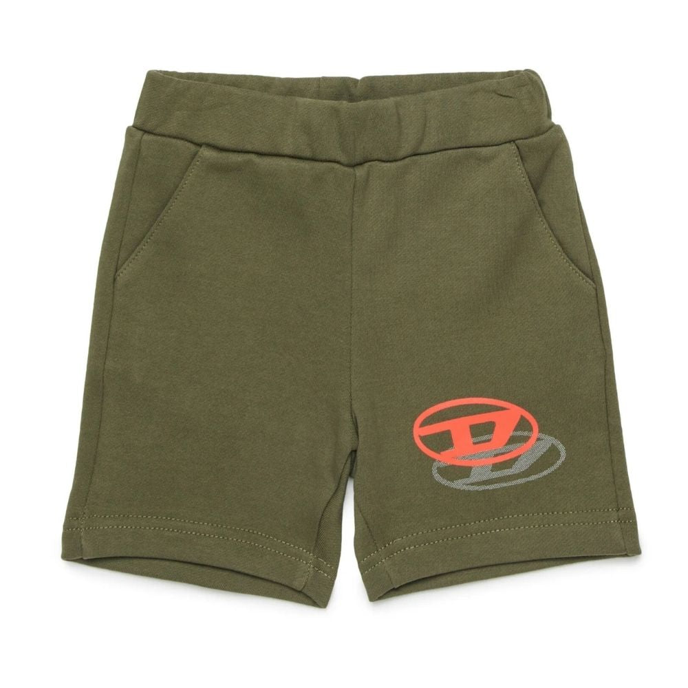Diesel Shorts Pvale Logo Khaki