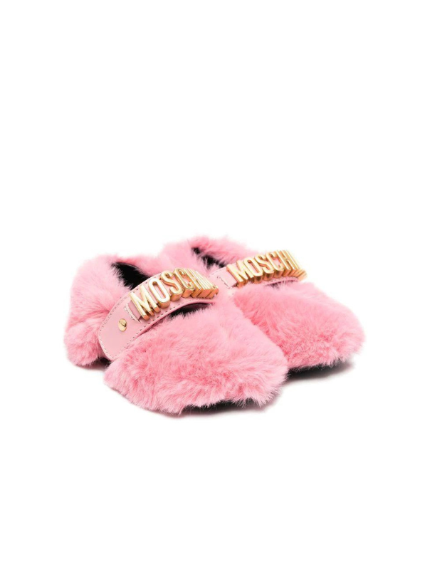 Moschino Shoe Msh Logo Pink