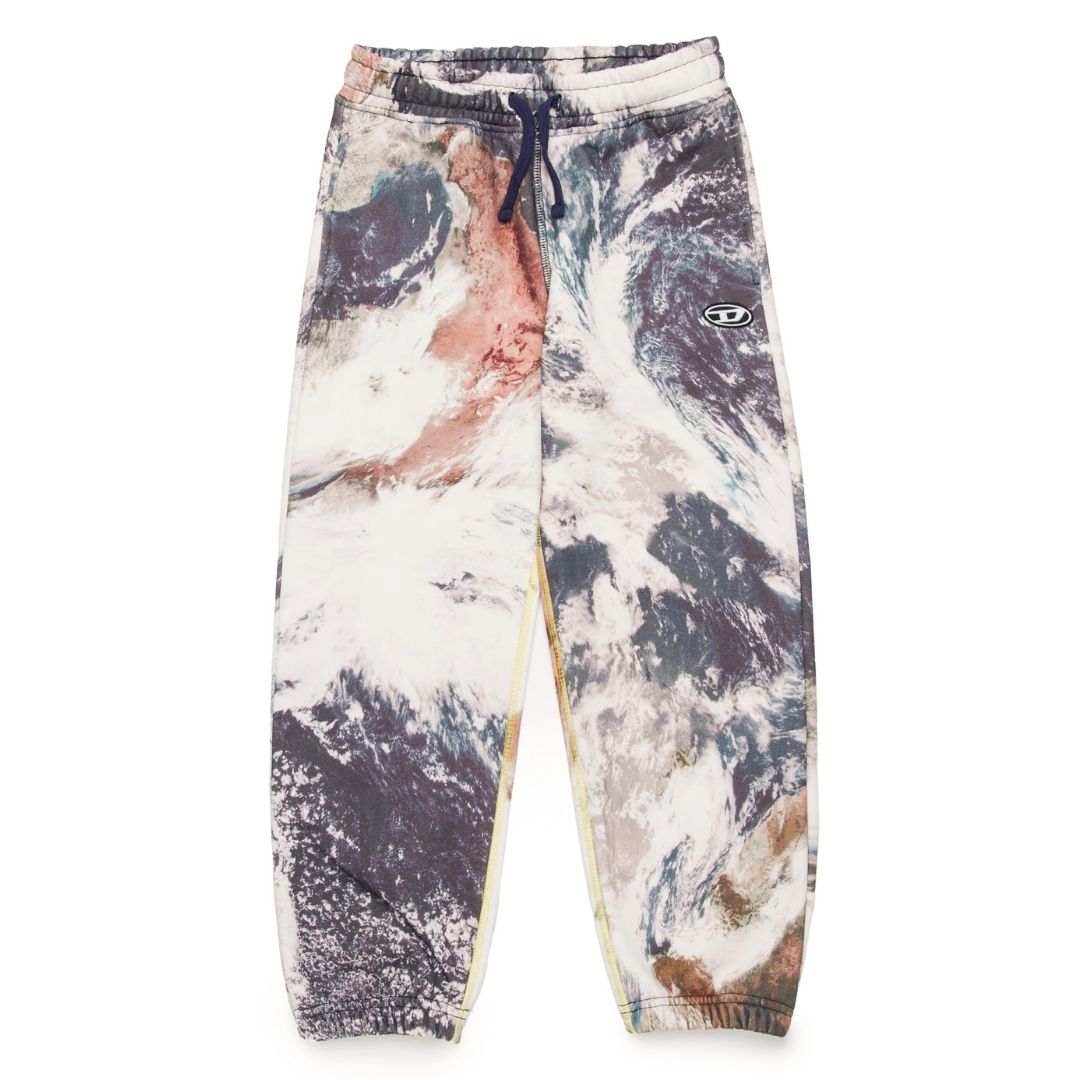 Diesel Track Pants Multi Earth