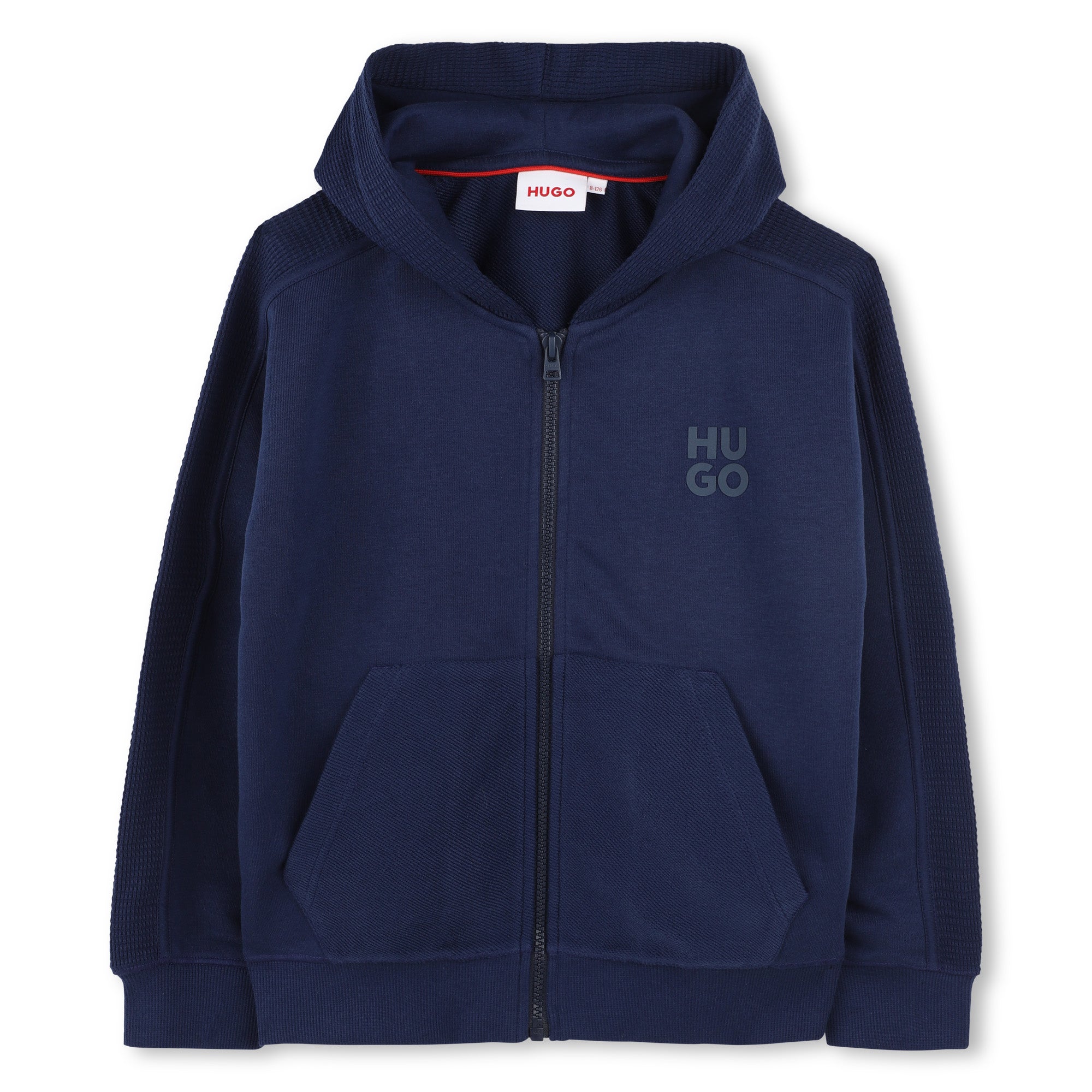 Hugo Jacket Zipper Logo Blue