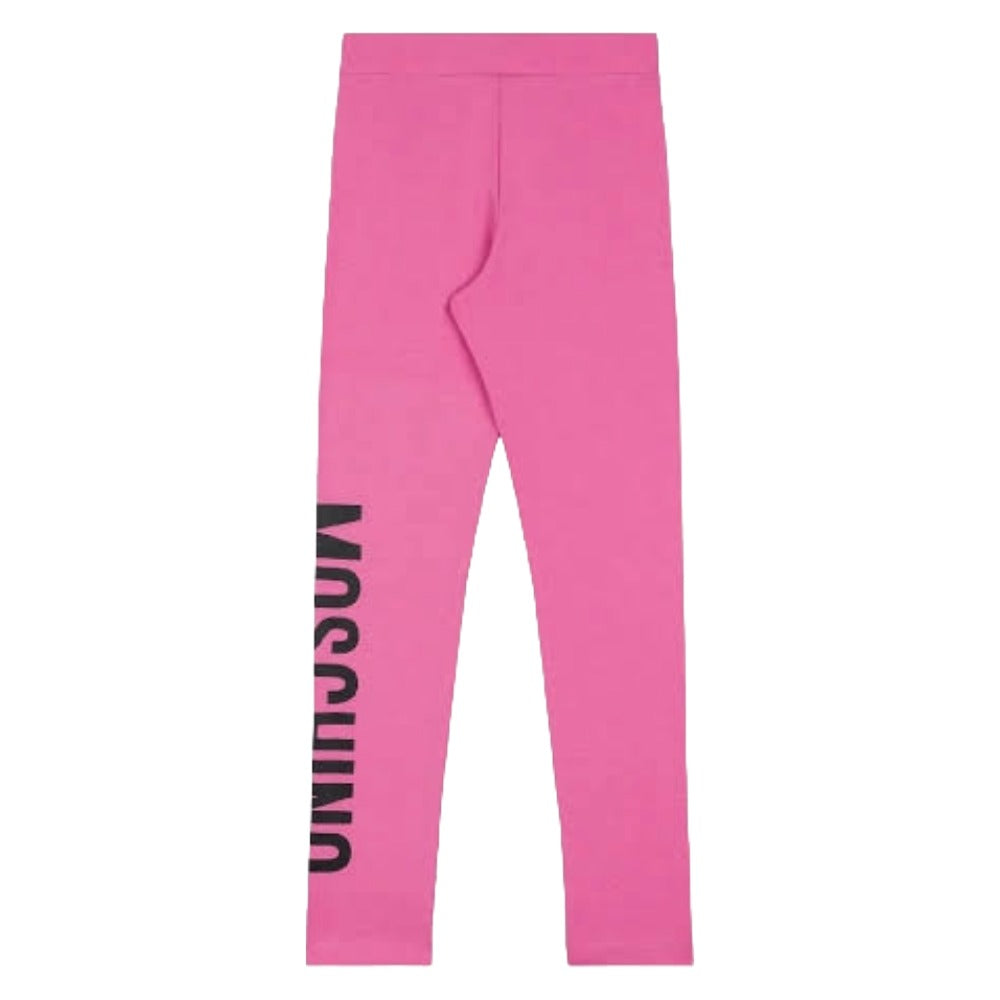 Moschino Leggings Girl Logo Pink