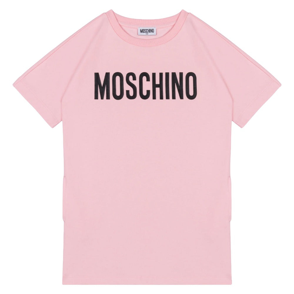 Moschino Dress Logo Pink
