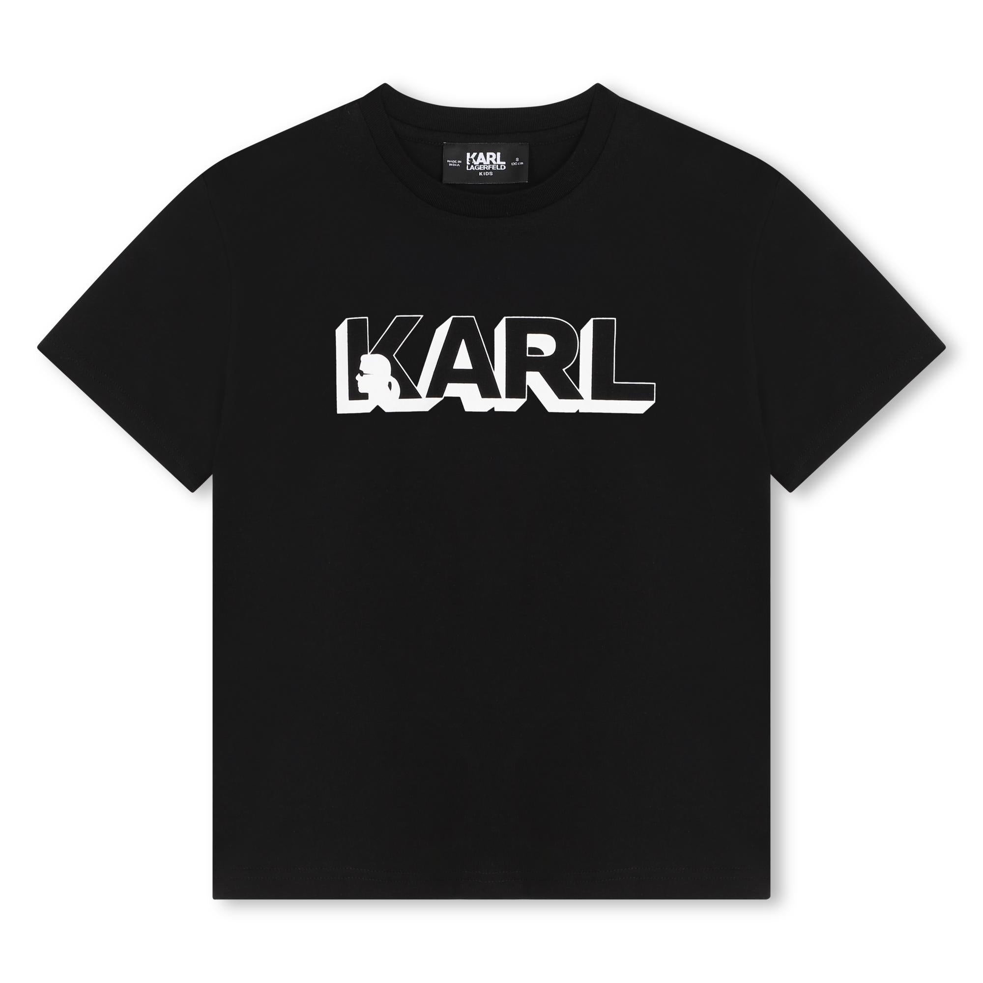 Karl Lagerfeld  Tshirt Bold Logo Black