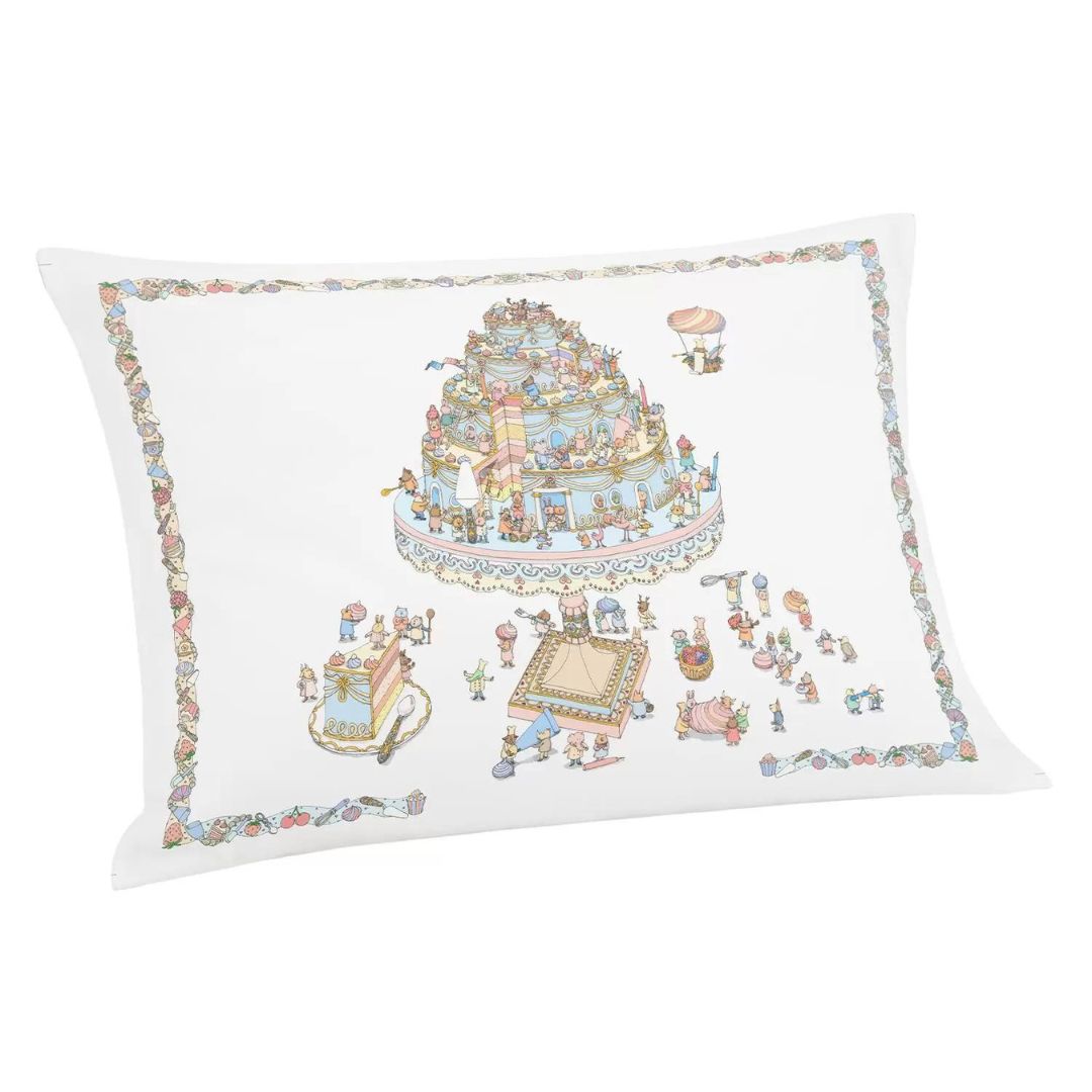 Atelier Choux Paris Cushion Cover Satin Le Gateau Multi