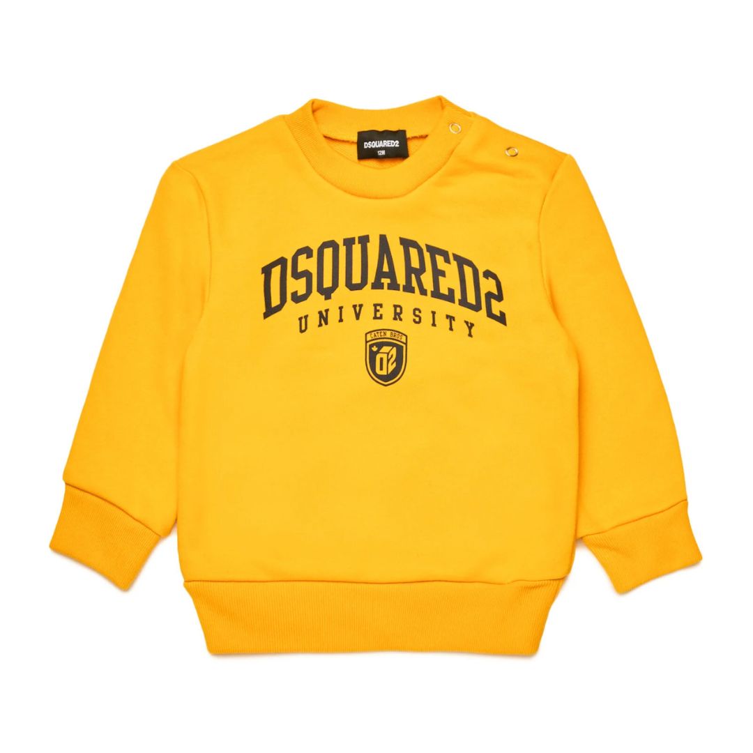 Dsquared2 Sweater Bold Logo Yellow