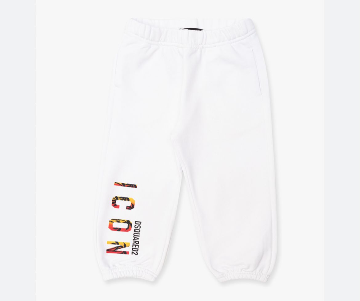Dsquared2 Trackpants Icon Tropical White