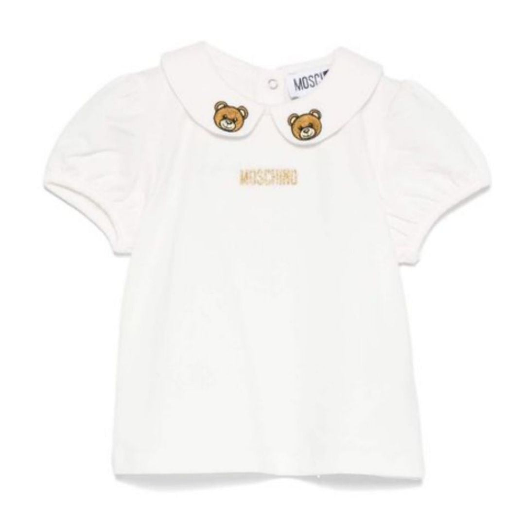 Moschino  Blouse Bear Collar White