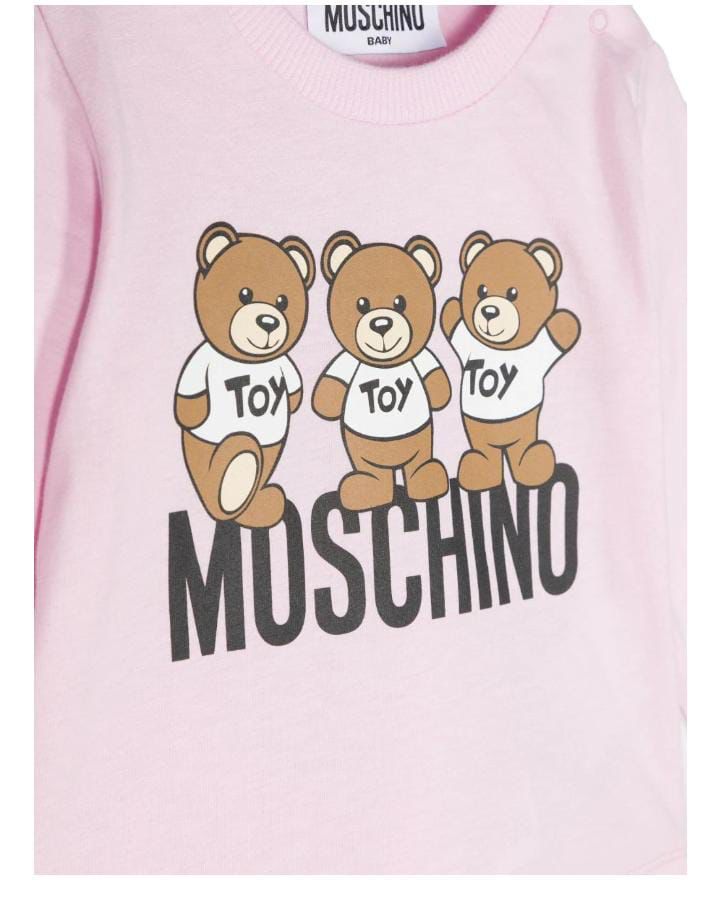 Moschino Long Sleeved T-Shirt Pink