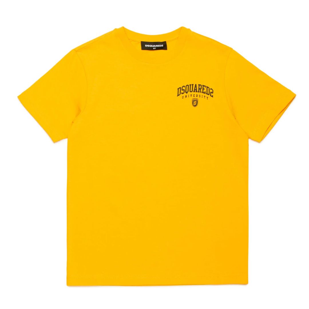 Dsquared2 T-Shirt Side Logo Yellow