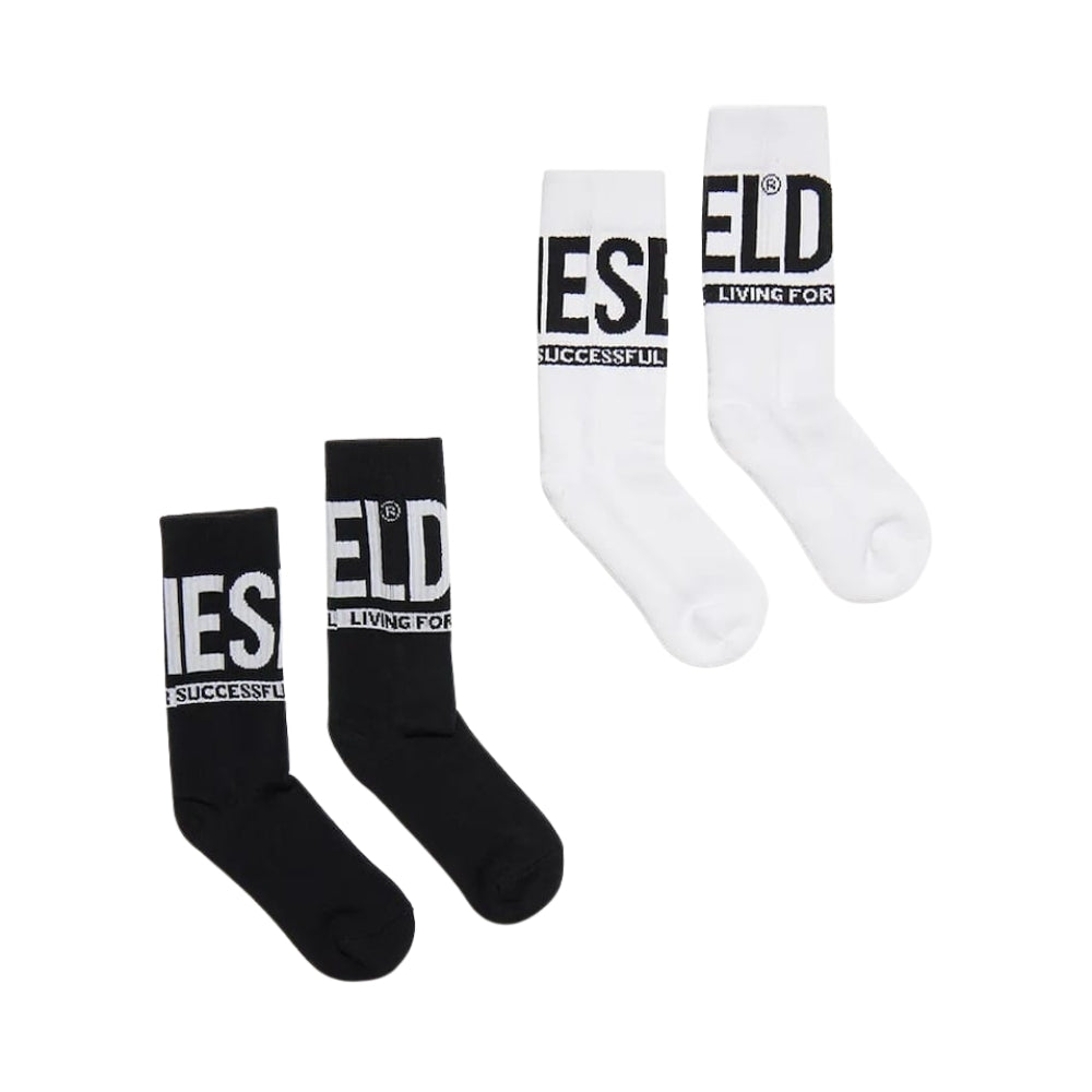 Diesel Socks Pack Blackwhite