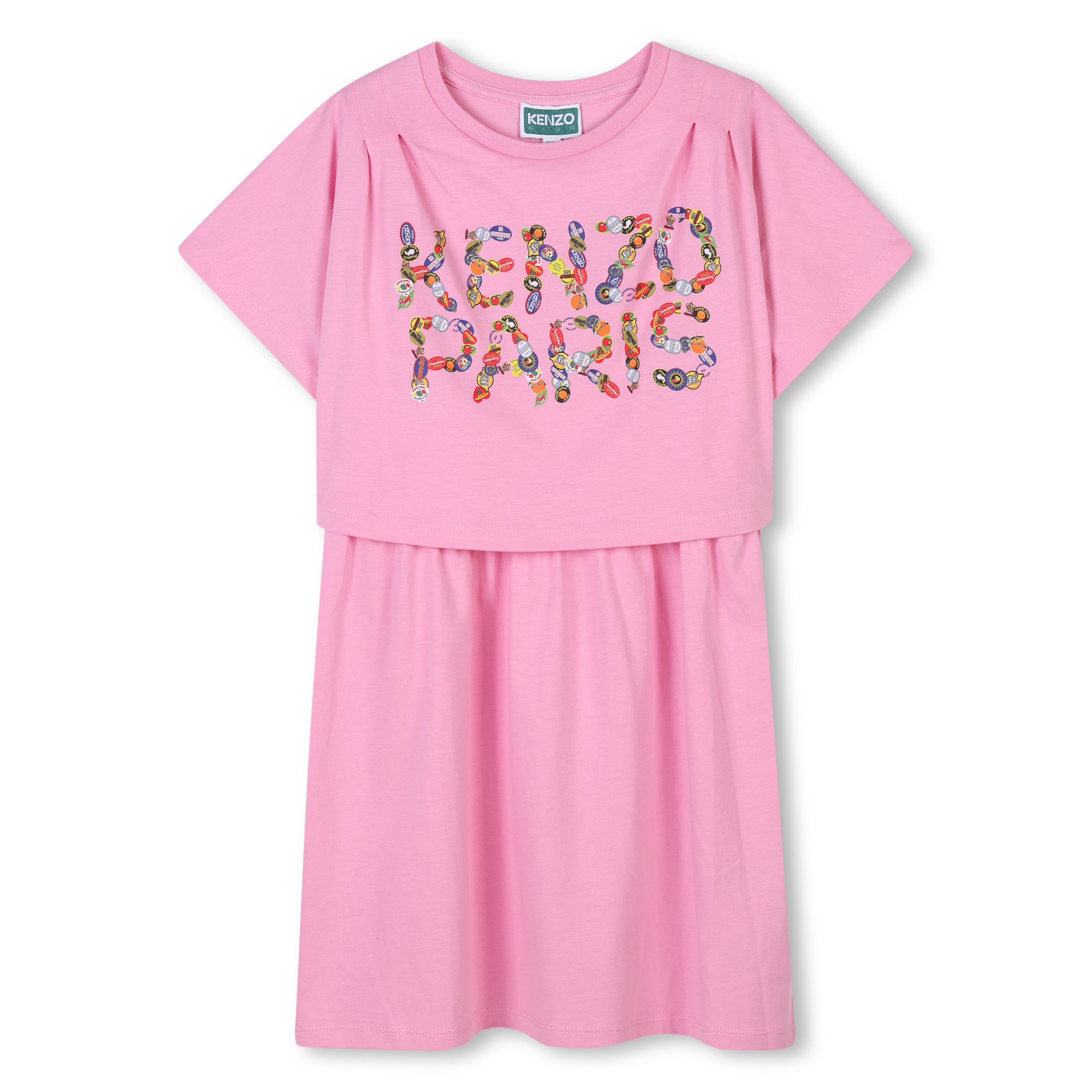 Kenzo Dress Stamp Logo Pink