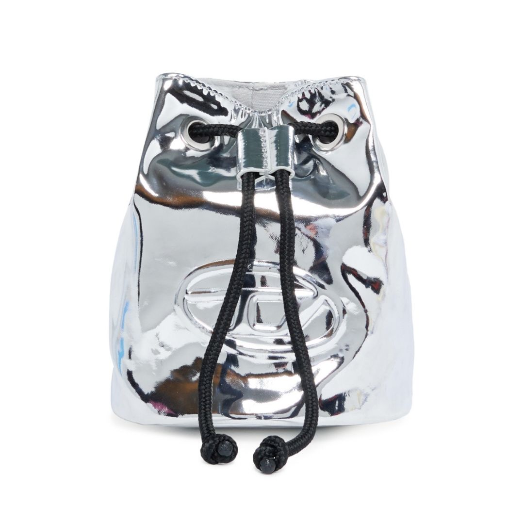 Diesel Bag Logo String Silver