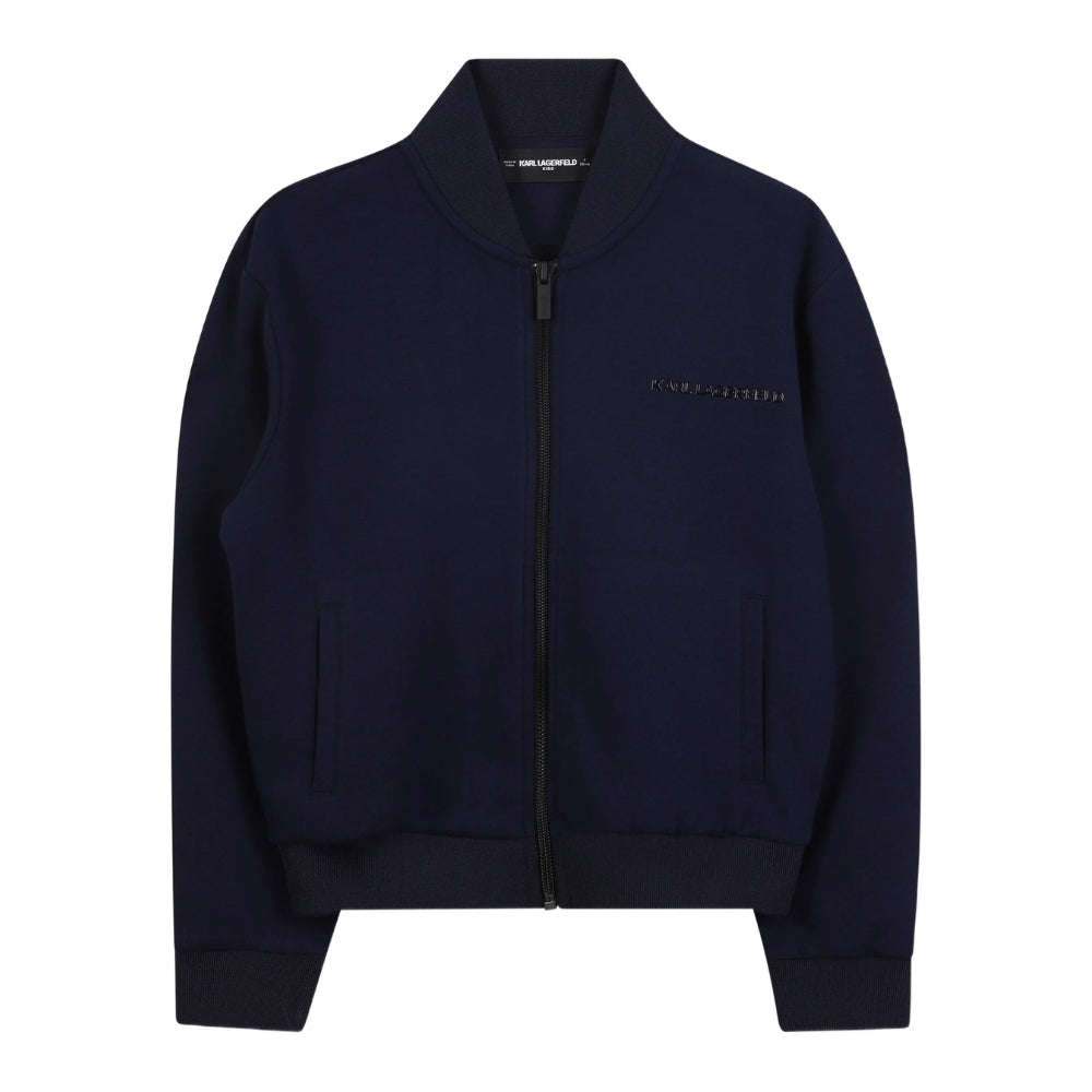 Karl Lagerfeld Jacket Logo Electric Blue