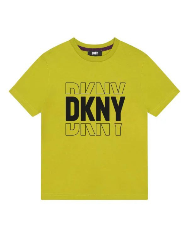 Dkny T-Shirt Triple Logo Green