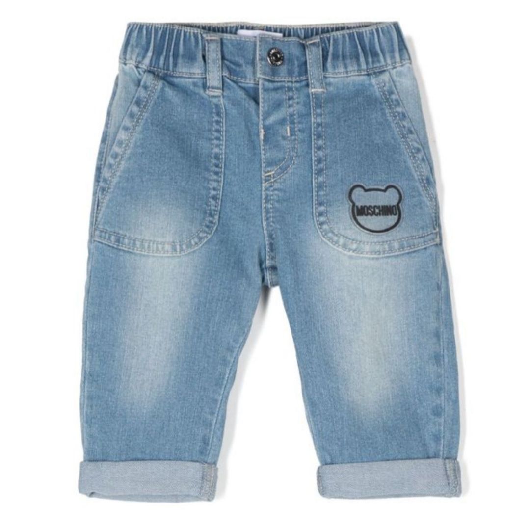 Moschino  Jeans Bear Logo Blue