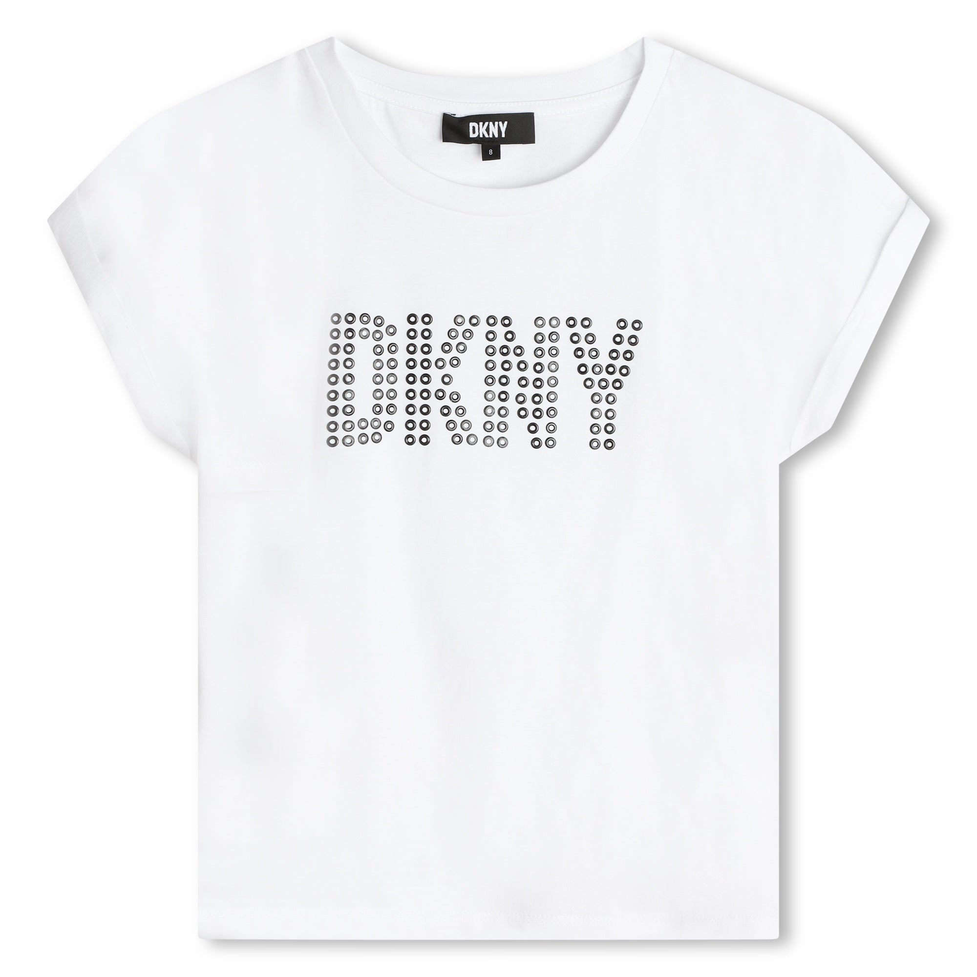 Dkny T-Shirt Studded Logo White