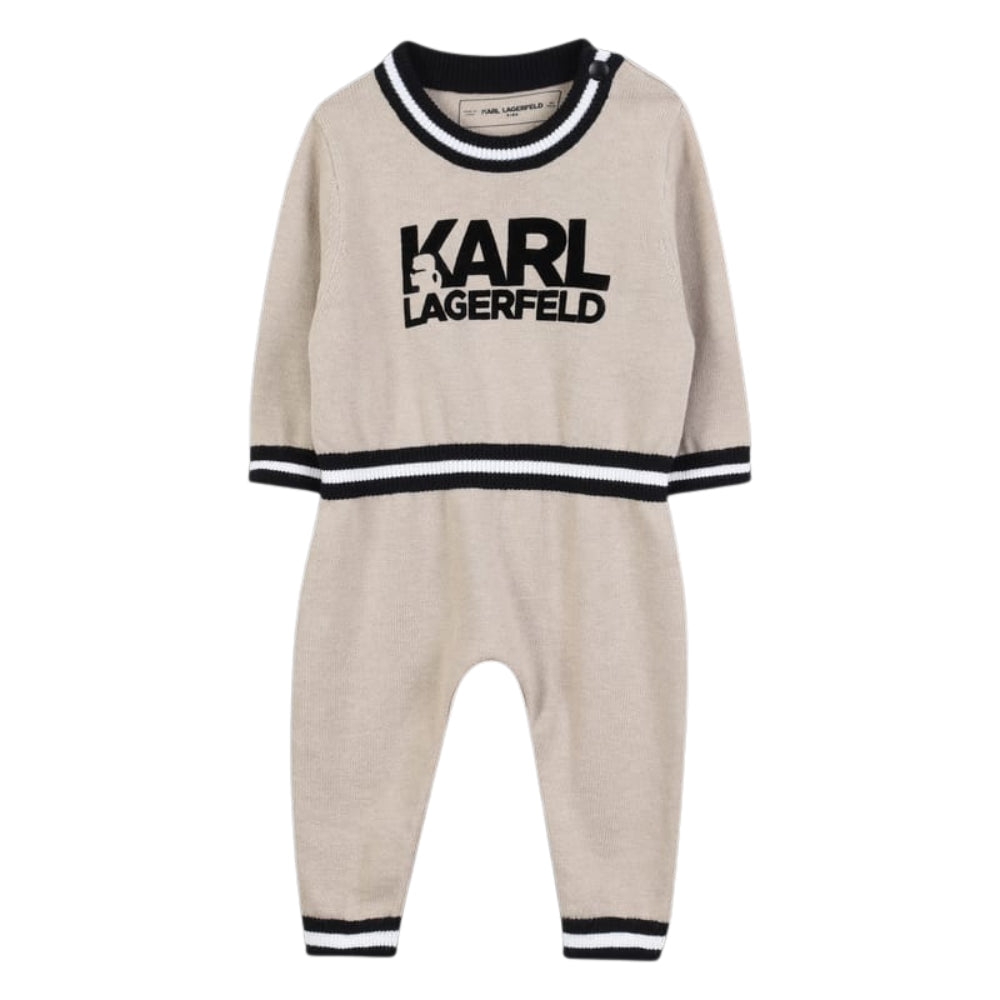 Karl Lagerfeld Romper Logo Sand