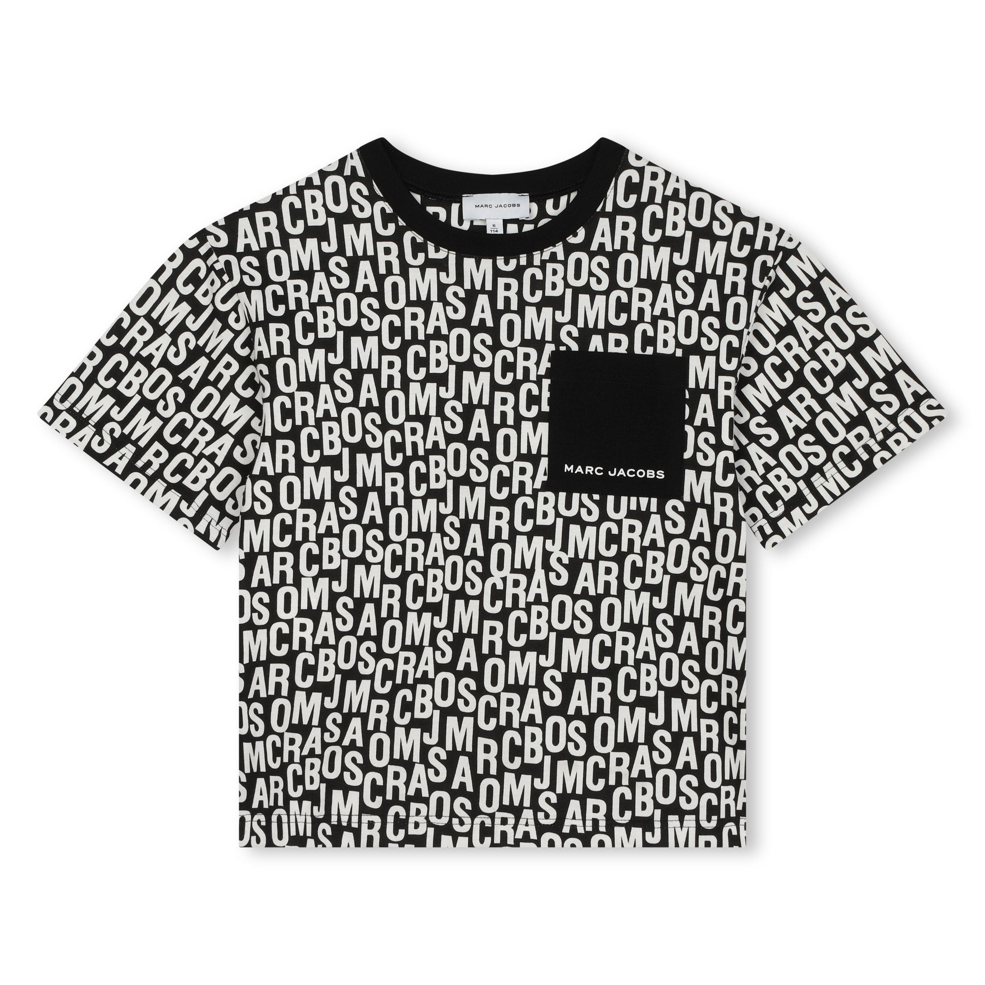 Marc Jacobs  Tshirt Jumbled Logo Black