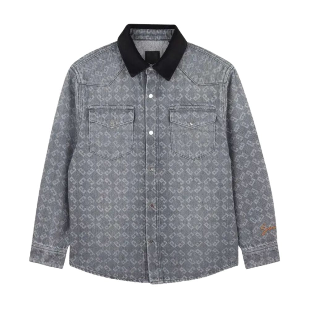 Givenchy Overshirt Denim Grey