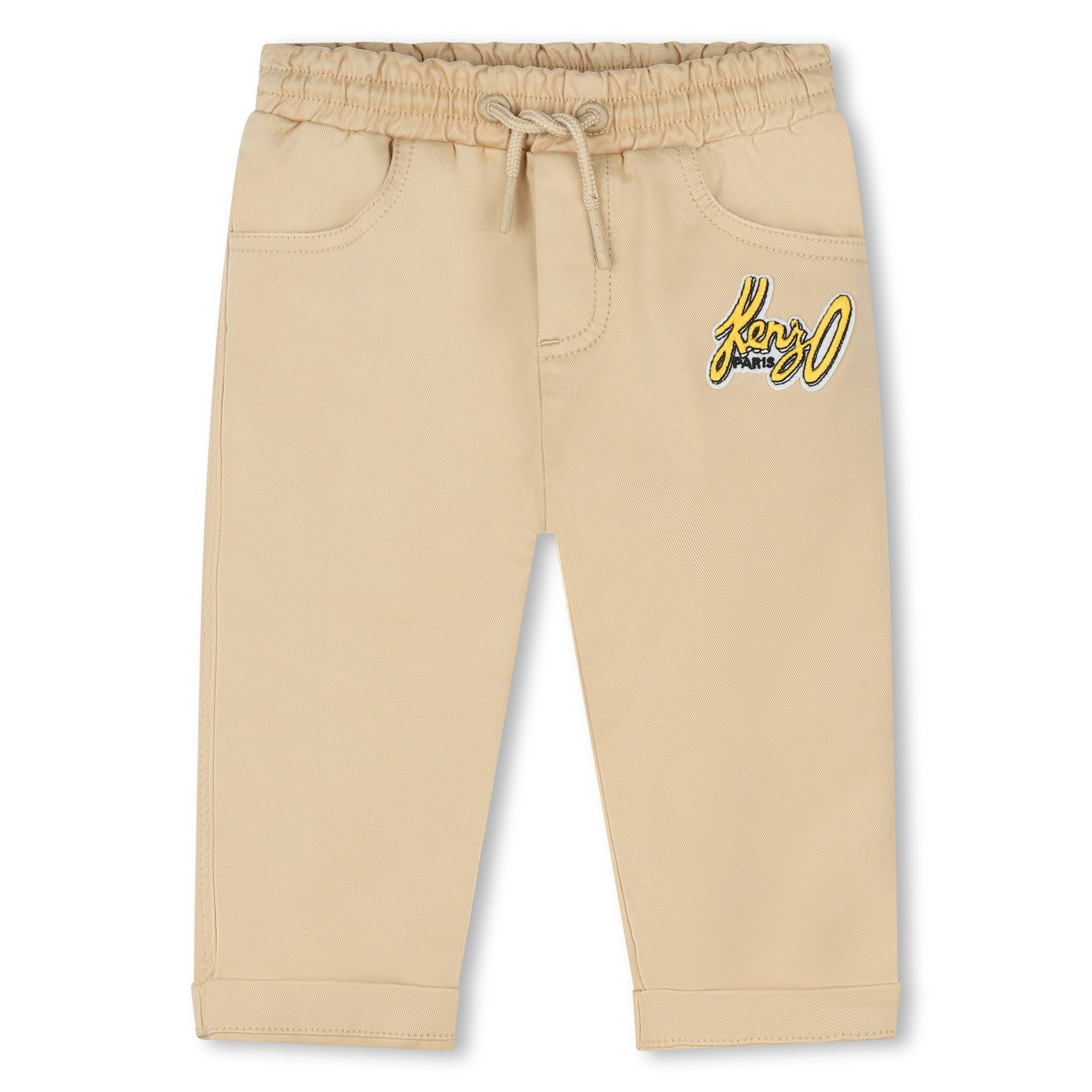 Kenzo Track Pants Logo Beige