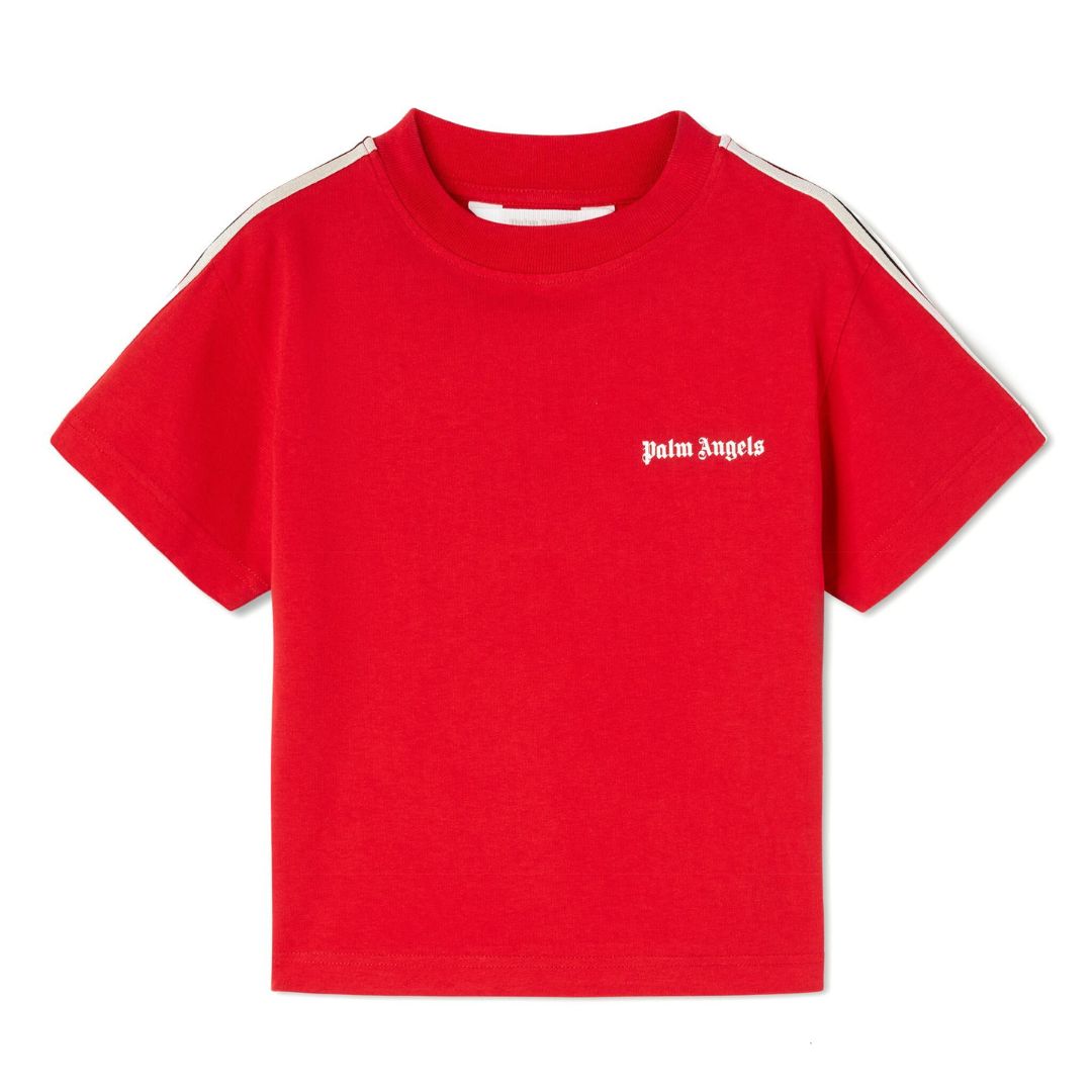 Palm Angels T-Shirt Corner Logo Red