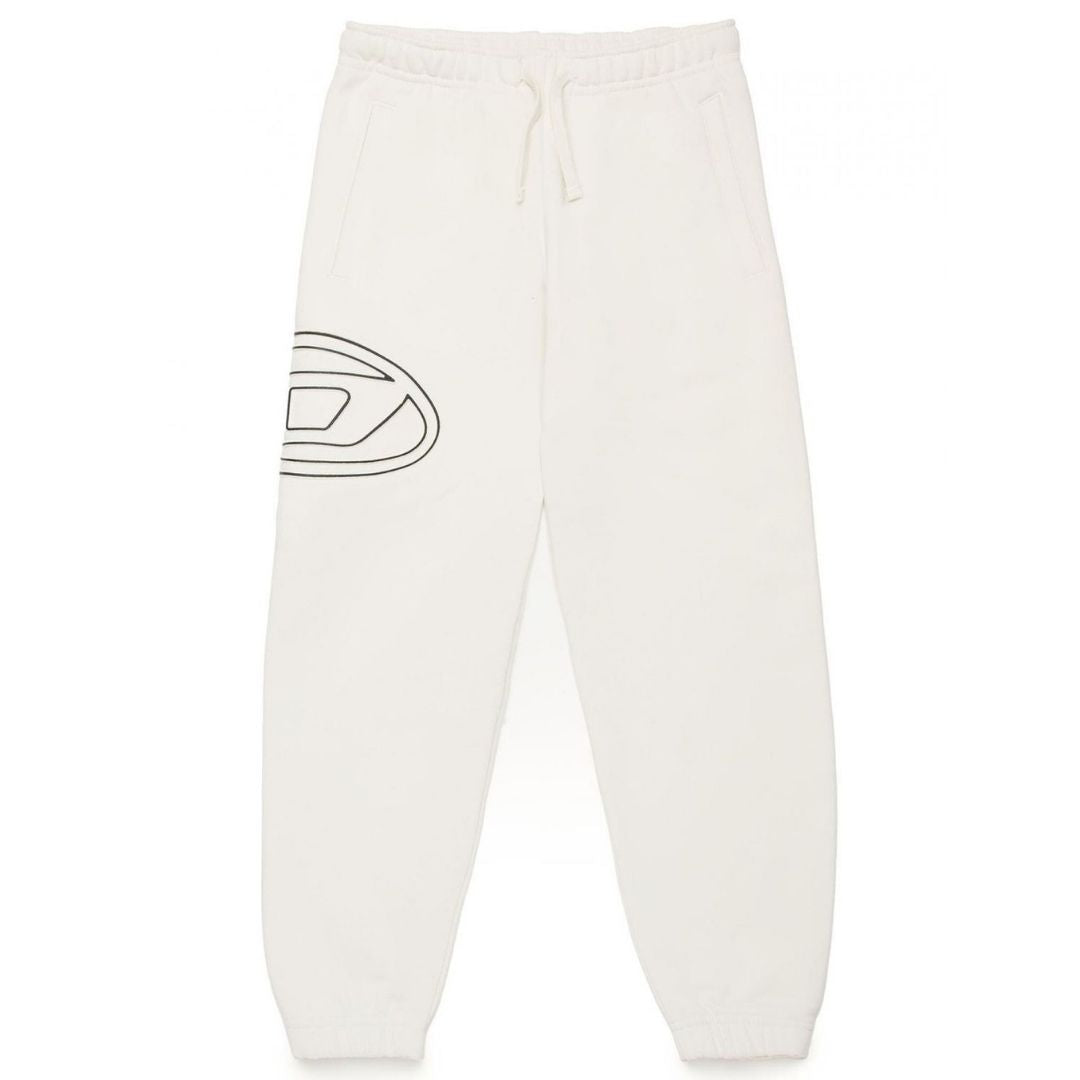 Diesel Pants Logo White