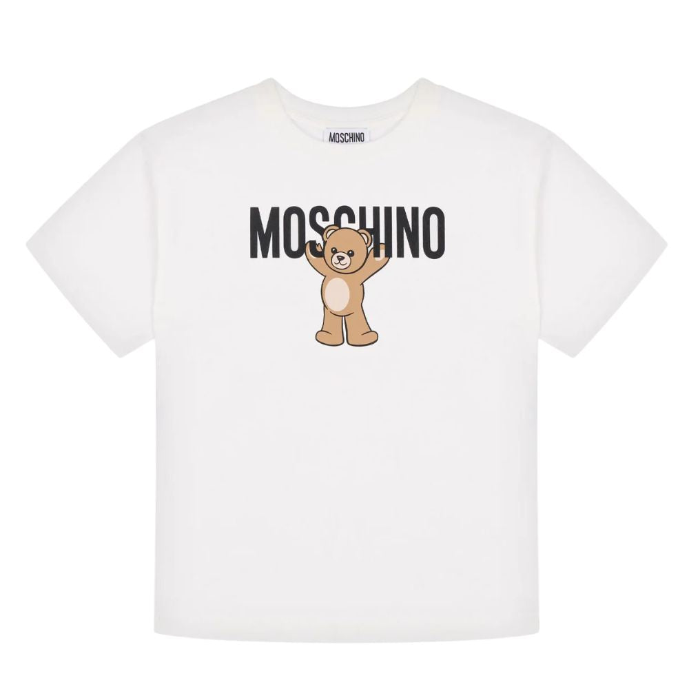 Moschino Tshirt Maxi Logo White