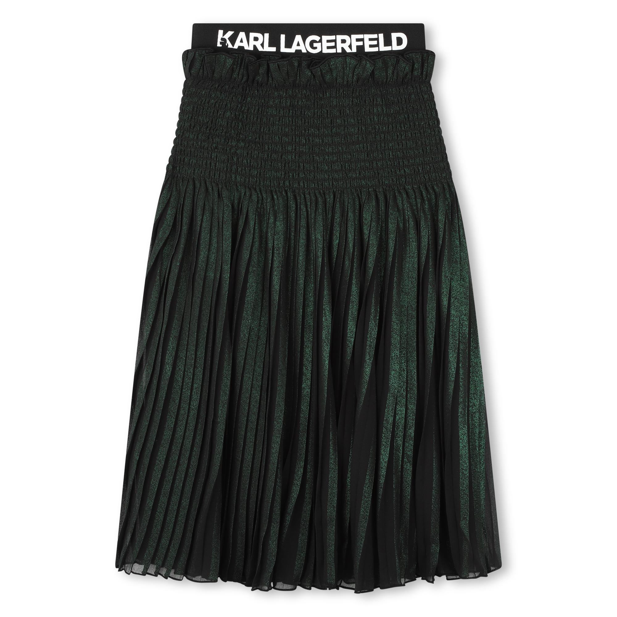 Karl Lagerfeld Skirt Midnight Paris Rain Forest