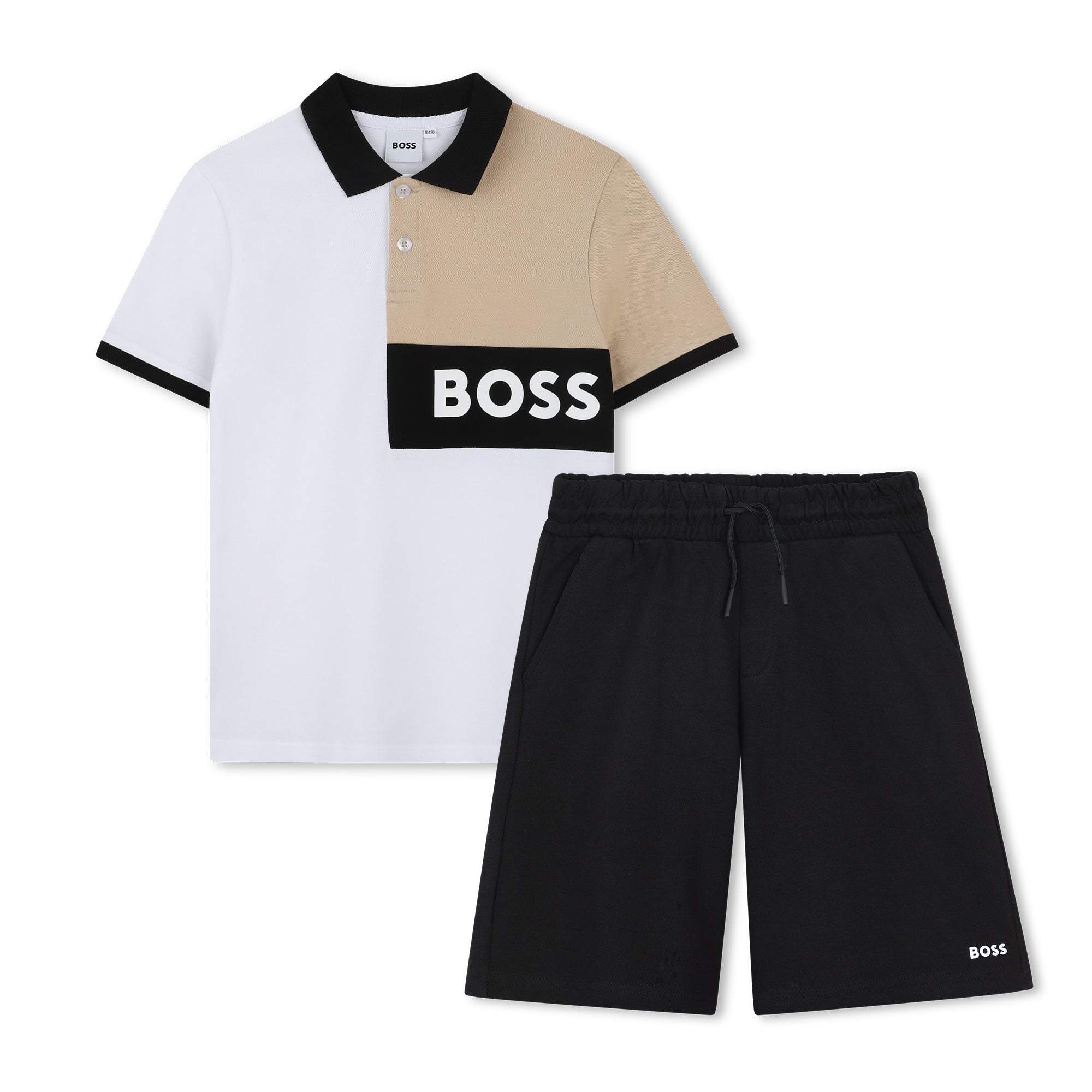Boss Set Golfer And Shorts Logo Black