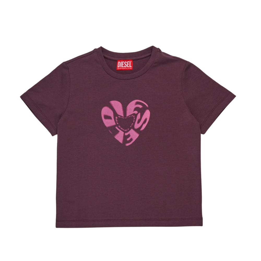 Diesel Tshirt Tiprid Plum