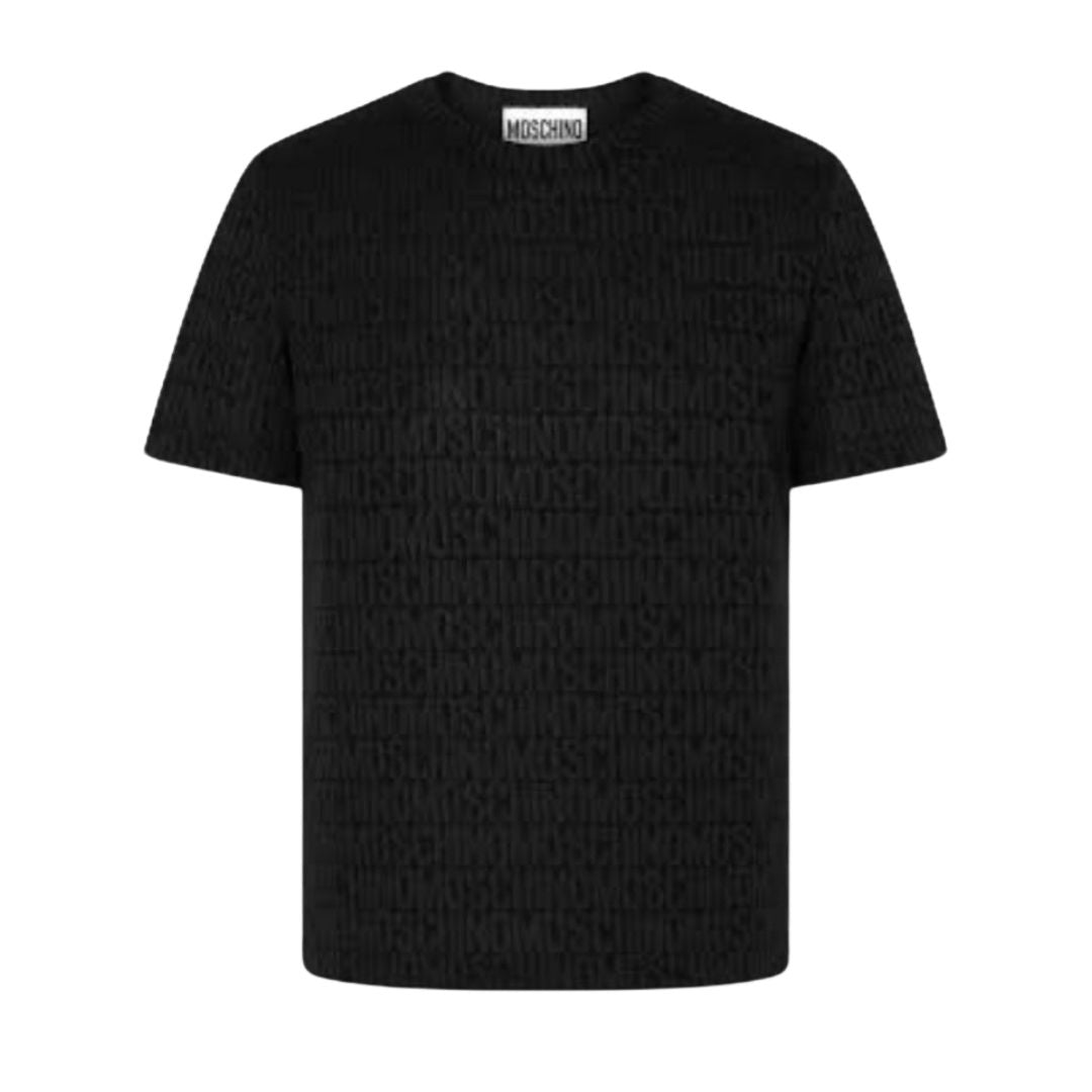 Moschino  T-Shirt Monogram Black