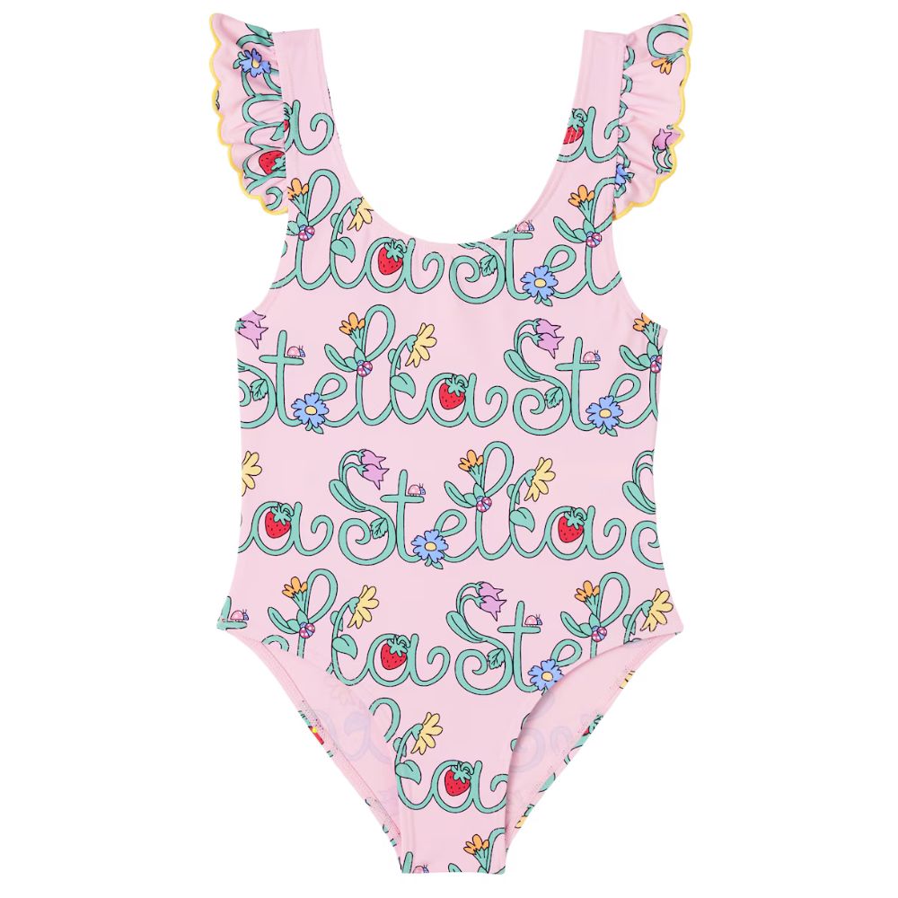 Stella Mccartney Swim Suit Allover Print Multipink
