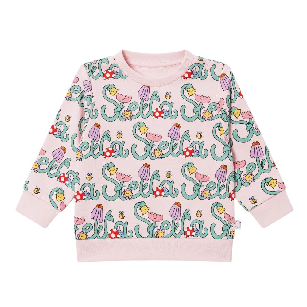 Stella Mccartney Sweater Allover Print Pink