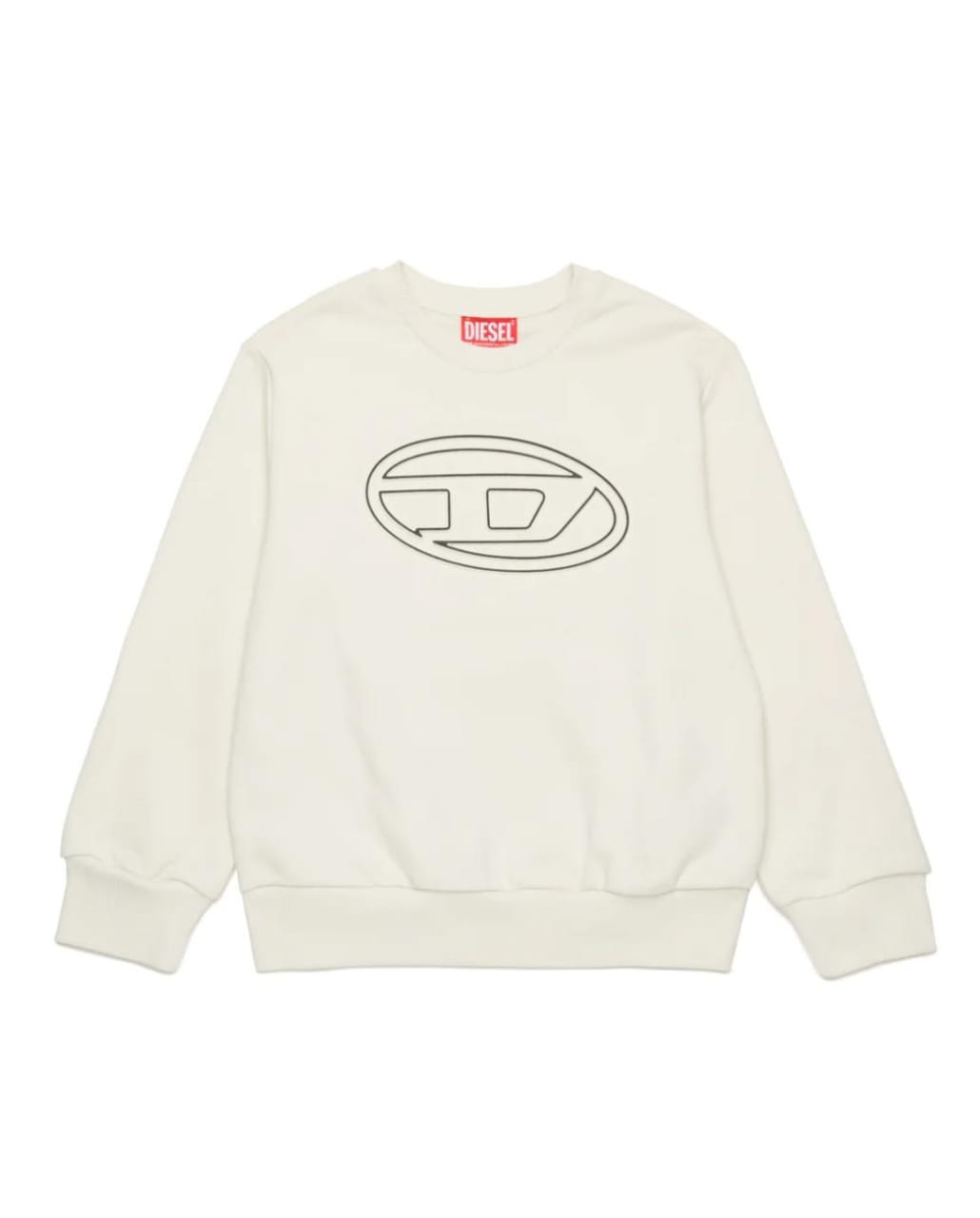 Diesel Sweater Logo White