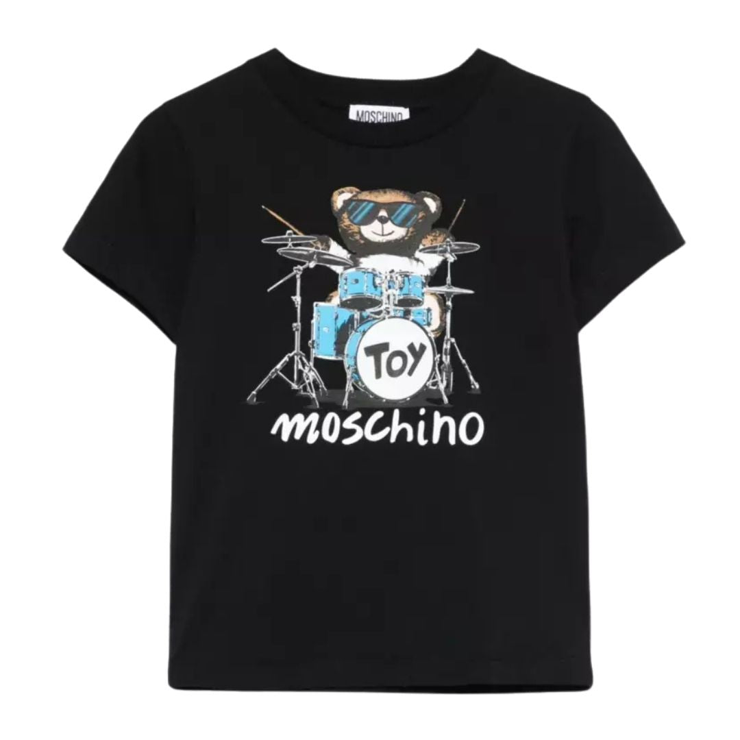 Moschino Tshirt Graphic Print Unisex Black
