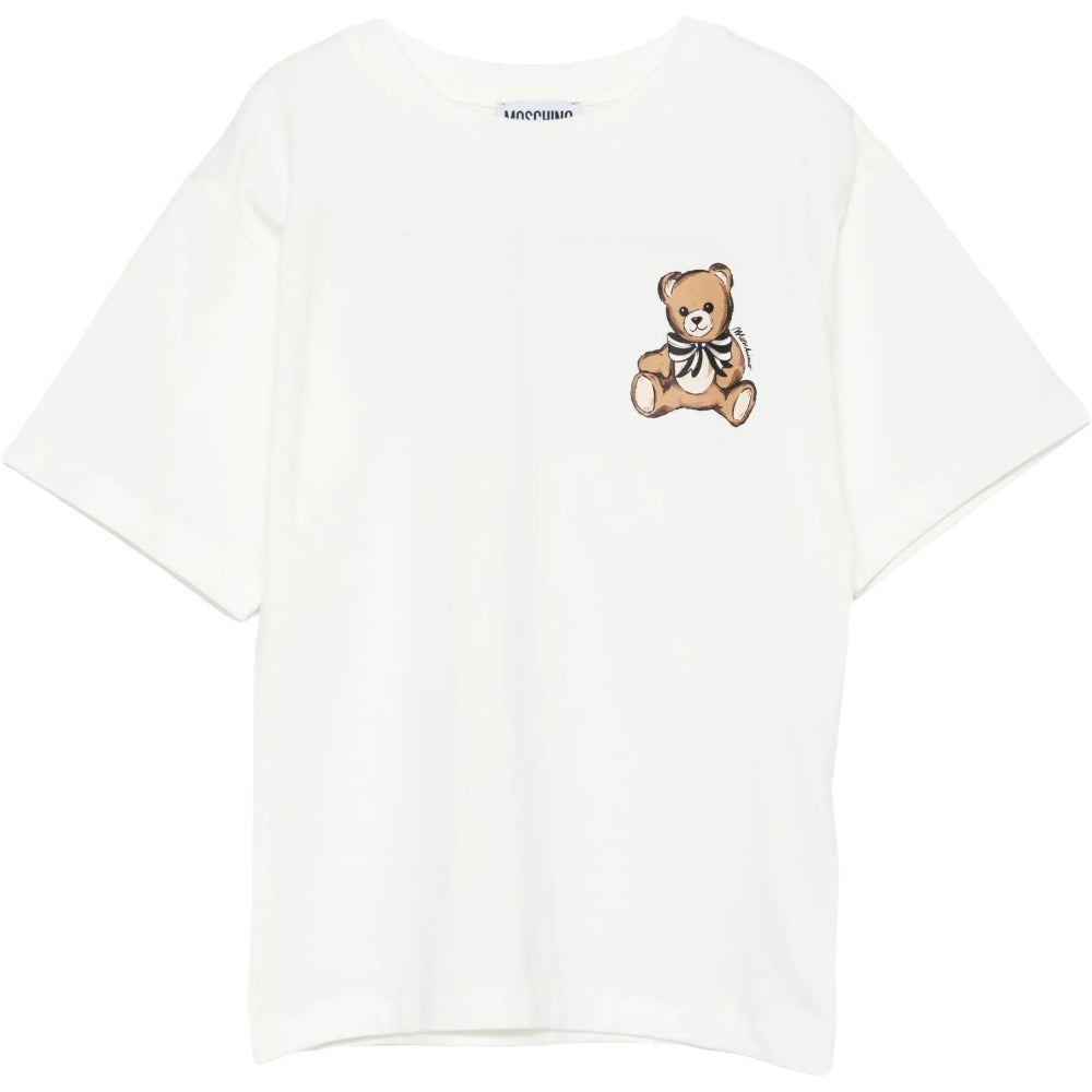 Moschino Tshirt Maxi Girl White
