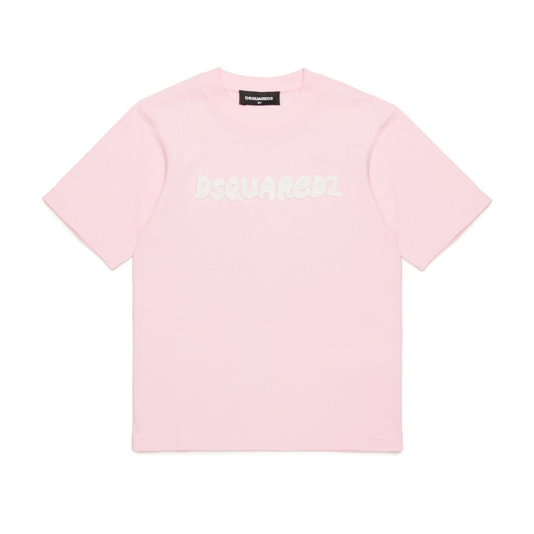 Dsquared2 T-Shirt Chest Logo Pink