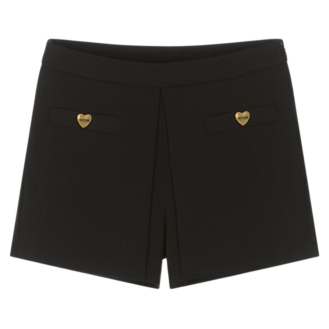 Moschino Shorts Heart Black