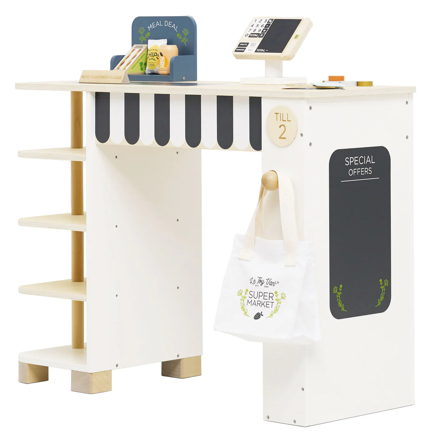 Le Toy Van Supermarket Till Checkout And Accessories