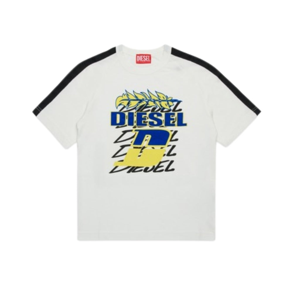 Diesel Tshirt Box Stripe Multi