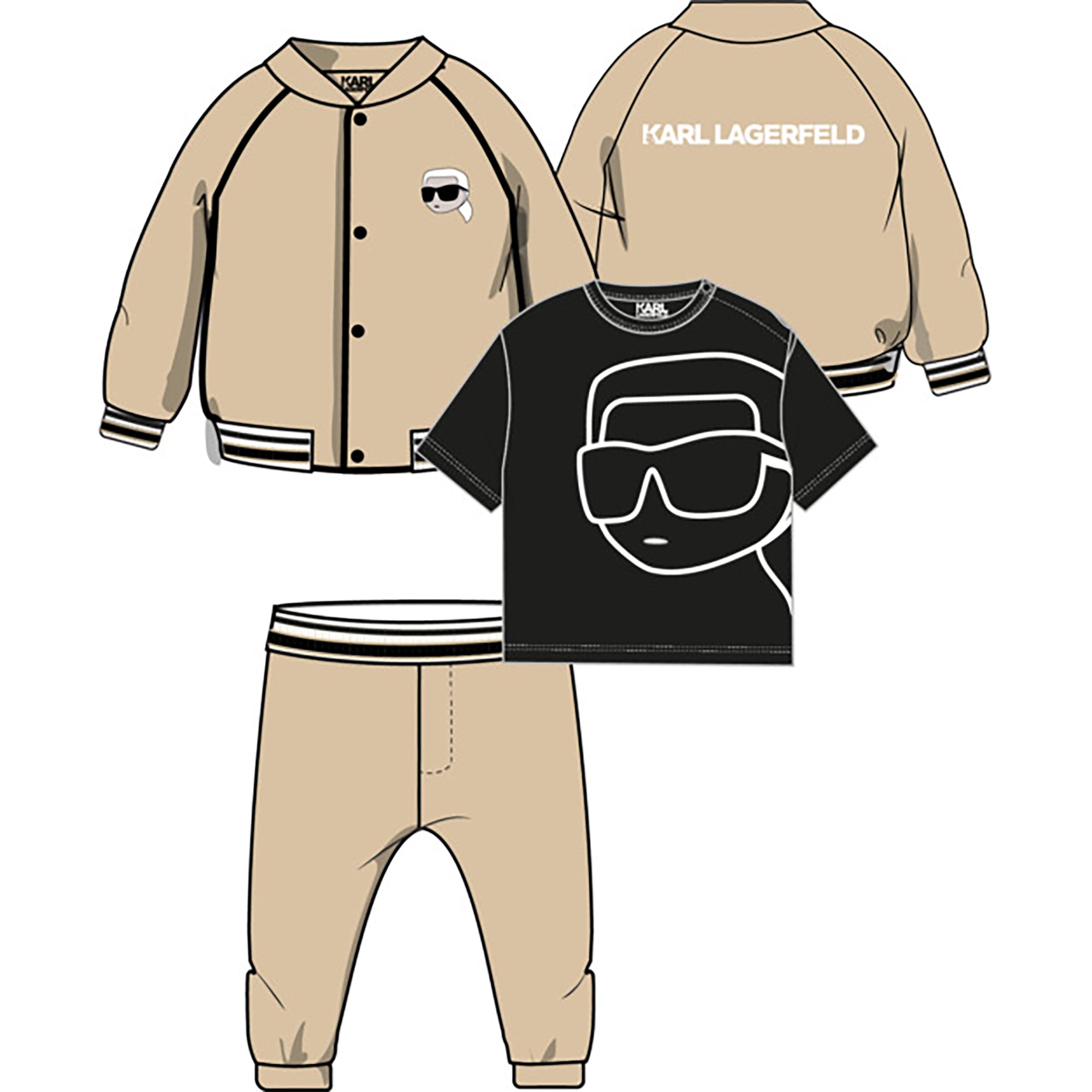 Karl Lagerfeld Tracksuits Honeyblack