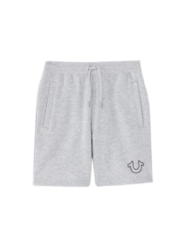 True Religion Shorts Horseshoe Stitch Grey