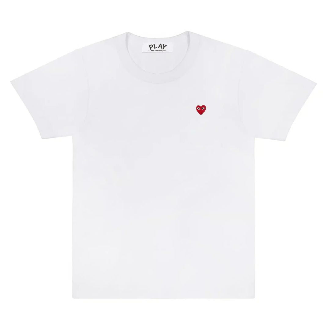 Commes Des Garcons T-Shirt Corner Heart White