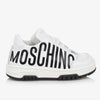 Moschino Shoe Msh Logo White