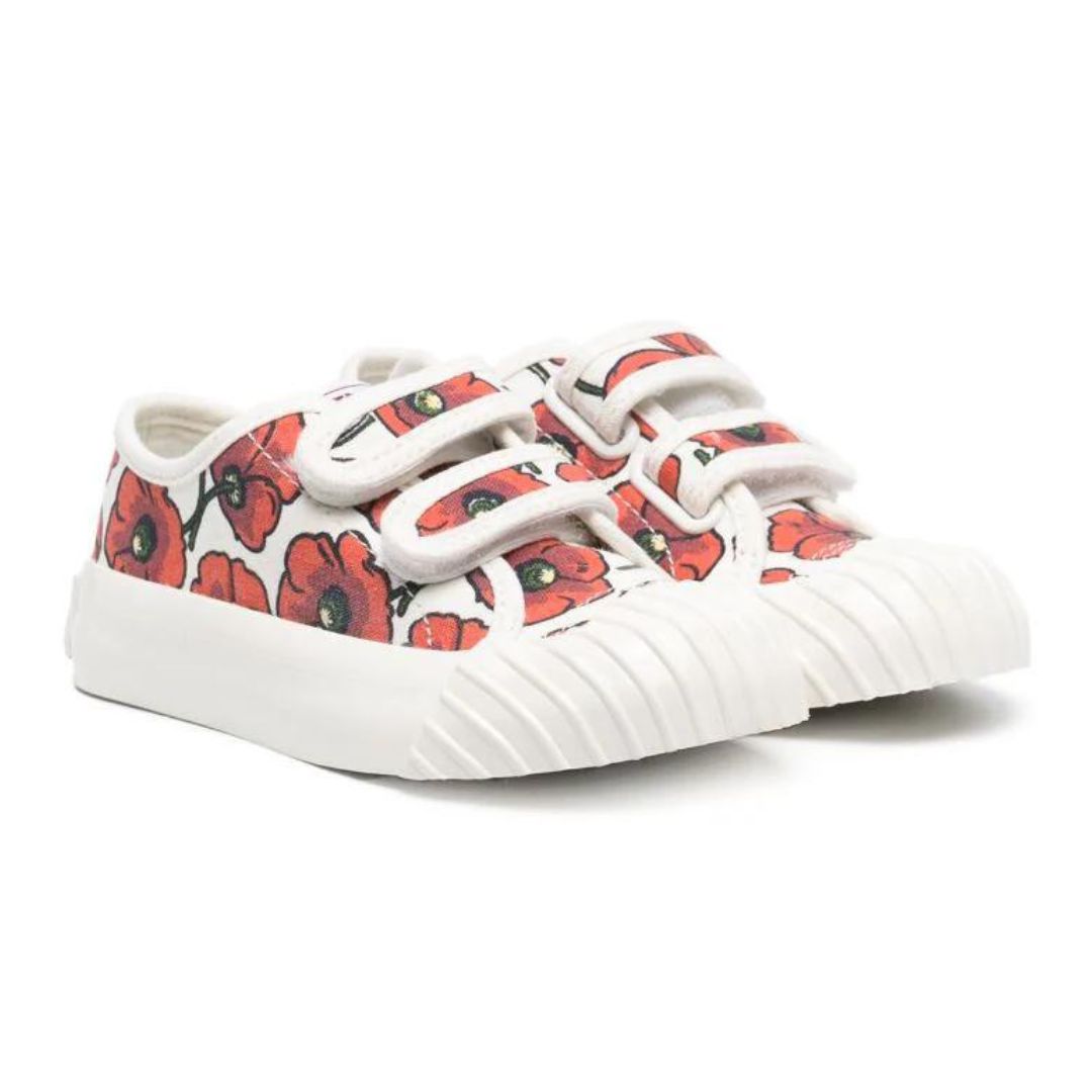 Kenzo Sneaker All Over Flower Red & White