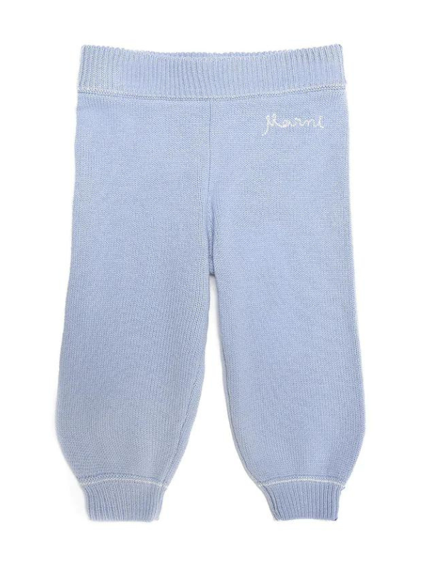 Marni  Pants Logo Baby Blue